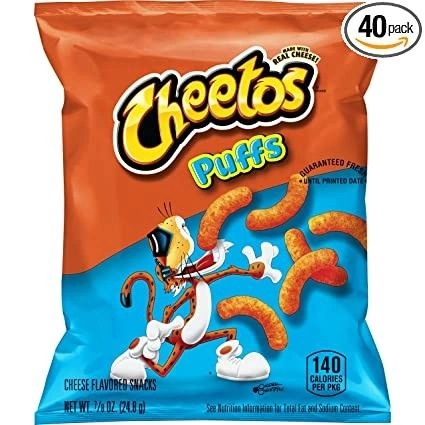 Cheetos Jumbo Puffed Original Cheese Snacks, 9.75oz Bags