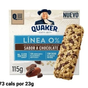 Quaker - Línea 0% chocolate